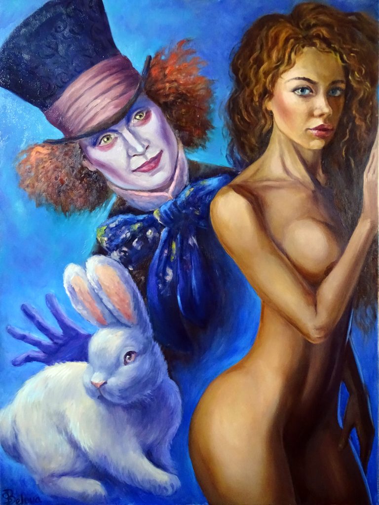 Alice, Mad Hatter and the Bunny