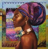 Oil painting  «Gold of Africa No. 2»